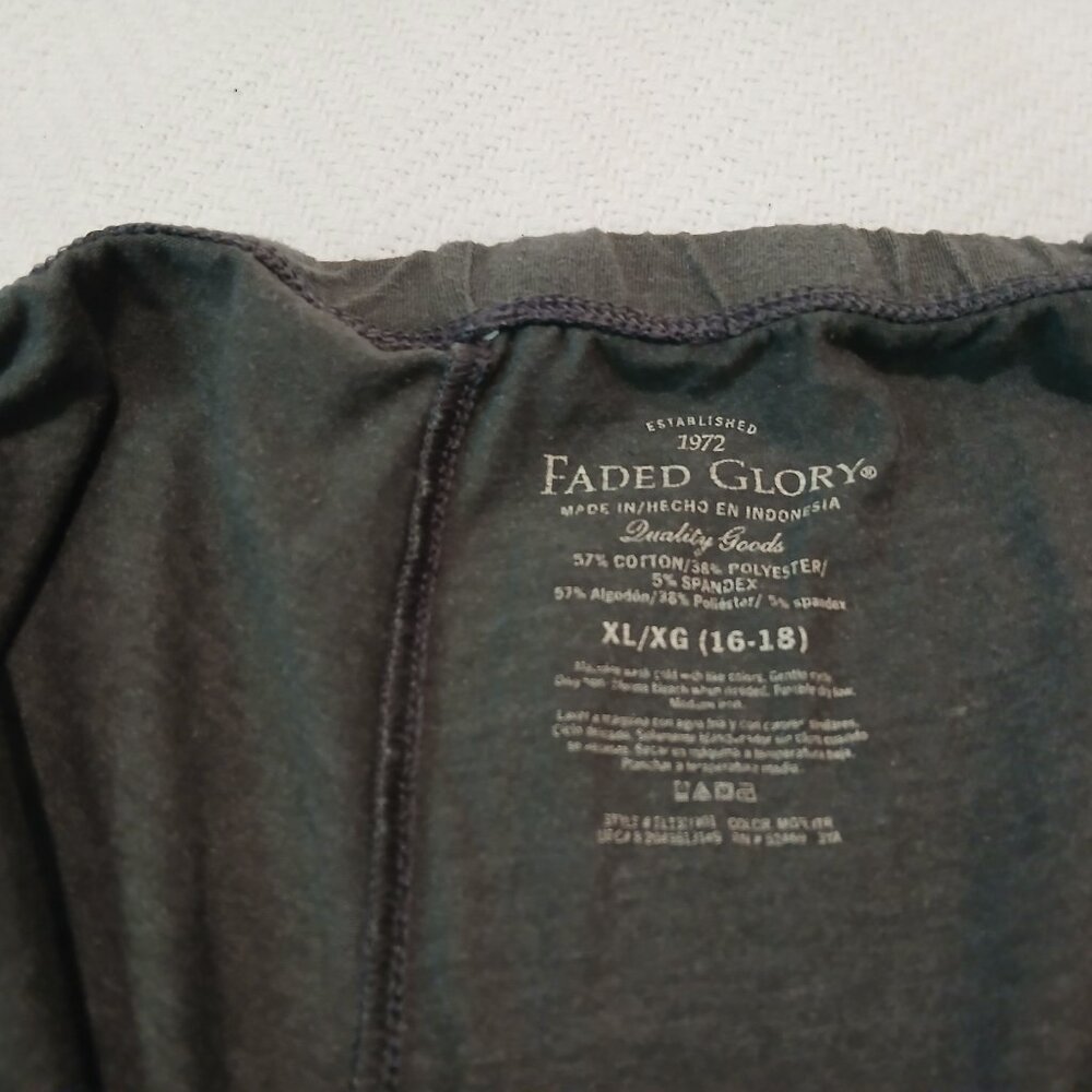 Faded Glory Dark Grey Leggings